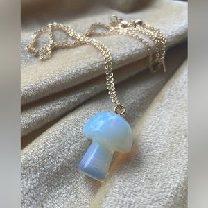Crystal Mushroom Necklace